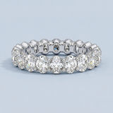 Oval Cut Eternity Band 3.50ct