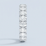 Oval Cut Eternity Band 3 ct