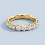 Round Cut Eternity Band Perfectly Matched
