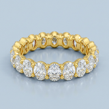 Oval Cut Eternity Band 5.0 ct