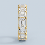 Emerald Cut Eternity Band 6.0 CTW