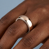 Wedding band with side diamonds wedding band 6 mm +