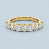Classic seven stone wedding band