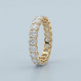 Oval Cut Eternity Band Perfectly Matched 4.50 CTW