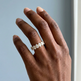 Oval Cut Eternity Band Perfectly Matched 4.2 CTW
