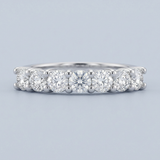 Classic seven stone wedding band