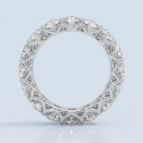Round Cut Eternity Band Perfectly Matched 7.0 CTW