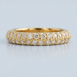 Classic double row wedding band