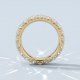 Round Cut Eternity Band Perfectly Matched