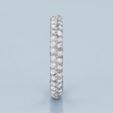 Classic double row wedding band