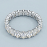 Oval Cut Eternity Band 10.00 ct