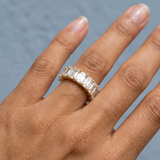 Emerald Cut Eternity Band 12.0 CTW