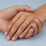 Nineteen stone wedding band