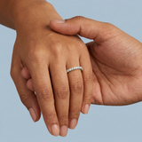 Nineteen stone wedding band