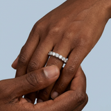 Classic seven stone wedding band