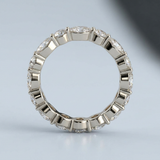 Eternity Ring with Round and Marquise Cut Diamonds