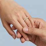 Round Cut Eternity Band Perfectly Matched