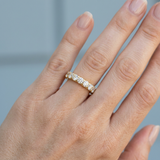 Round Cut Eternity Band Perfectly Matched