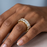 Emerald Cut Eternity Band 4.0 ct