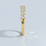 Classic seven stone wedding band