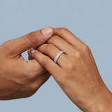 Three rows wedding band