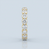 Oval Cut Eternity Band Perfectly Matched 4.2 CTW