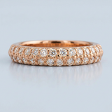 Classic double row wedding band