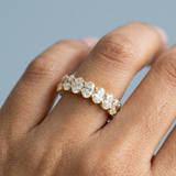 Oval Cut Eternity Band Perfectly Matched 4.50 CTW