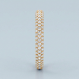 Three rows wedding band
