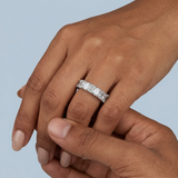 Radiant Cut Eternity Band 5.0 ct