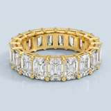 Emerald Cut Eternity Band 12.0 CTW