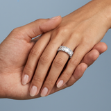 Emerald Cut Eternity Band 12.0 CTW