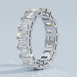 Emerald Cut Eternity Band 4.0 ct