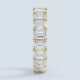 Emerald Cut Eternity Band 4.0 ct