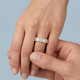 Oval Cut Eternity Band 5.0 ct