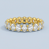 Oval Cut Eternity Band 3.50ct