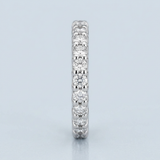 Classic shared prong eternity band