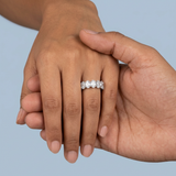 Oval Cut Eternity Band 5.0 ct