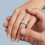 Emerald Cut Eternity Band 10.0 CTW