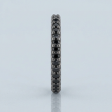 Micro slim yet stylish black diamond band