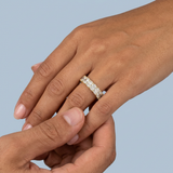 Radiant Cut Eternity Band 5.0 ct