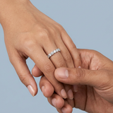 Round Cut Eternity Band Perfectly Matched