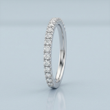 Nineteen stone wedding band