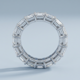 Emerald Cut Eternity Band 4.0 ct