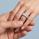 Emerald Cut Eternity Band 4.0 ct