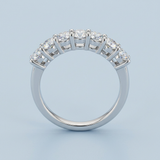 Classic seven stone wedding band