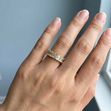 Emerald Cut Eternity Band Perfectly Matched 4.9 CTW