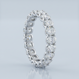 Oval Cut Eternity Band 3 ct