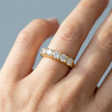 Classic seven stone wedding band