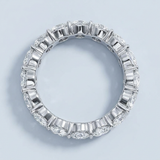 Oval Cut Eternity Band 7.50 ct